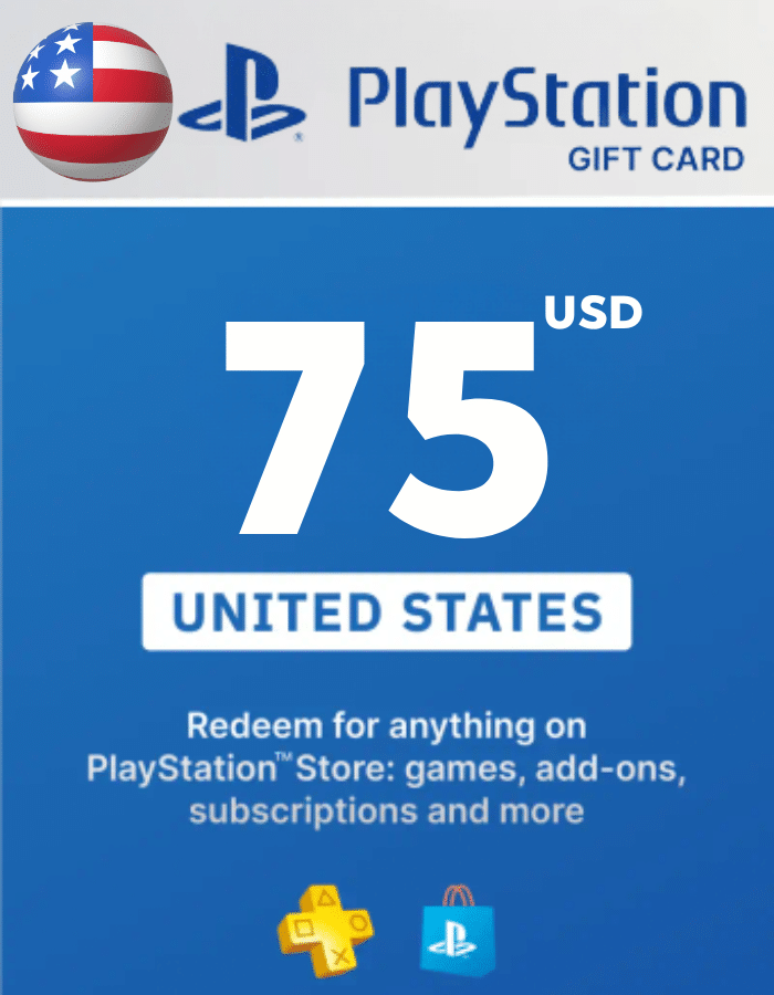 10 (6) Tarjeta PSN — USD 75 — Solo Cuentas USA (Codigo digital) - Imagen 1