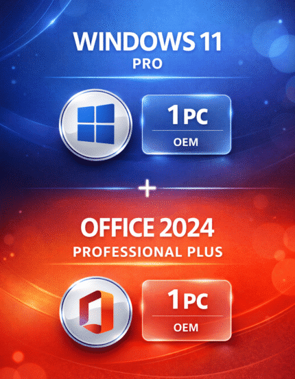 Combo Windows 11 Pro + Office Professional Plus 2024