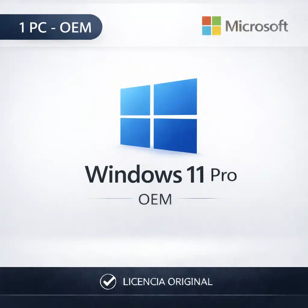 a2abf1c6-a99e-4f41-8dfe-5371167e0016 Windows 11 Pro OEM - 1Pc - Licencia Permanente - Imagen 1