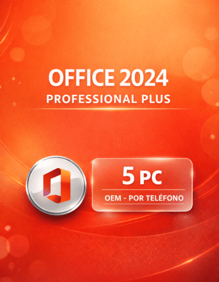 Office 2024 Professional Plus LTSC OEM — 5 PC — Activación por Teléfono (Windows)