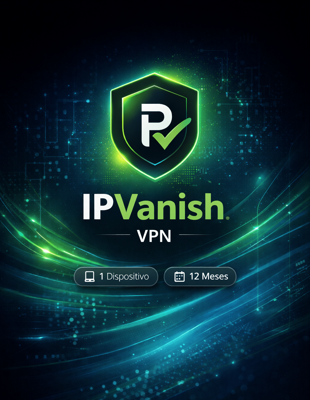 0767194e-d6bb-45cc-a421-85ef04d8c397 IPVanish VPN — 1 Mes — 1 Dispositivo (Licencia digital) - Imagen 1