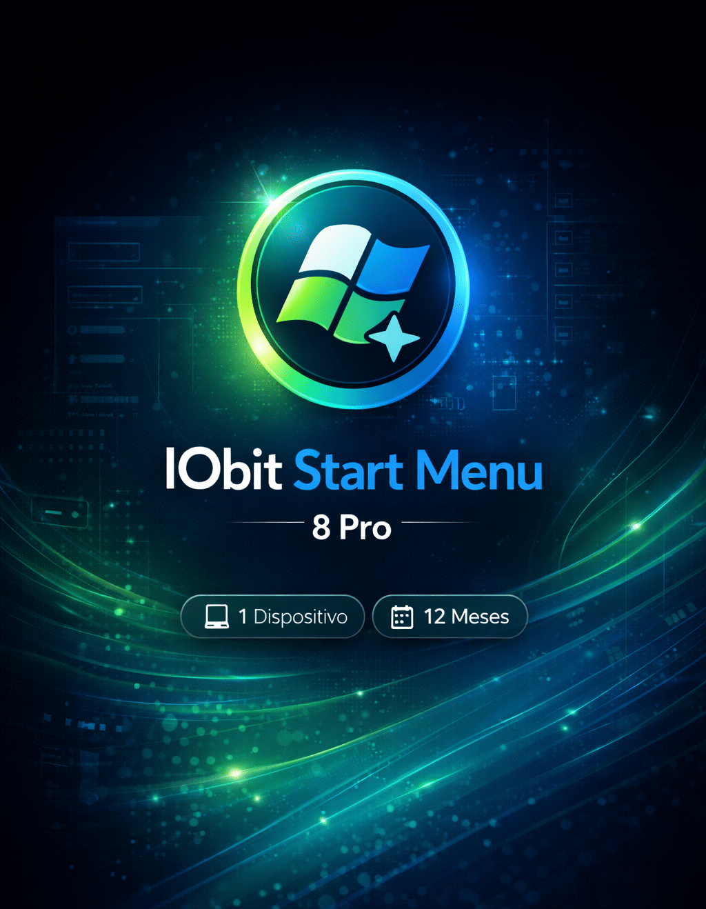 09c00dda-c2e4-4676-b6c1-075325d65be0 IObit Start Menu 8 Pro — 12 Meses — 1 Dispositivo (Licencia digital) - Imagen 1