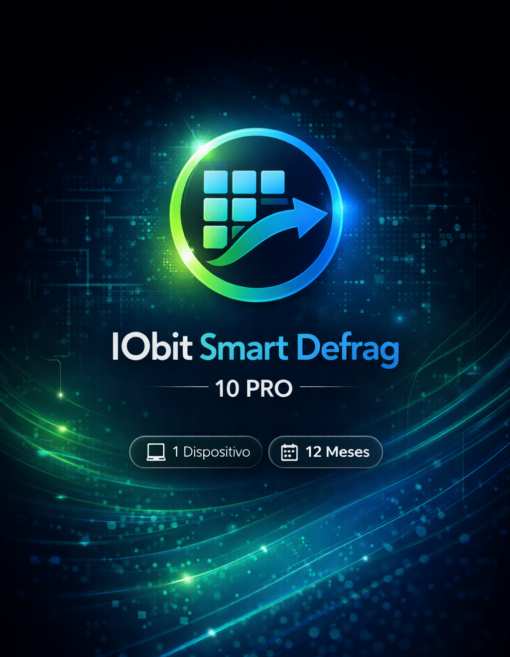 5aeeb291-eb1b-4593-a6b0-ac59db769c52 IObit Smart Defrag 10 PRO — 12 Meses — 1 Dispositivo (Licencia digital) - Imagen 1