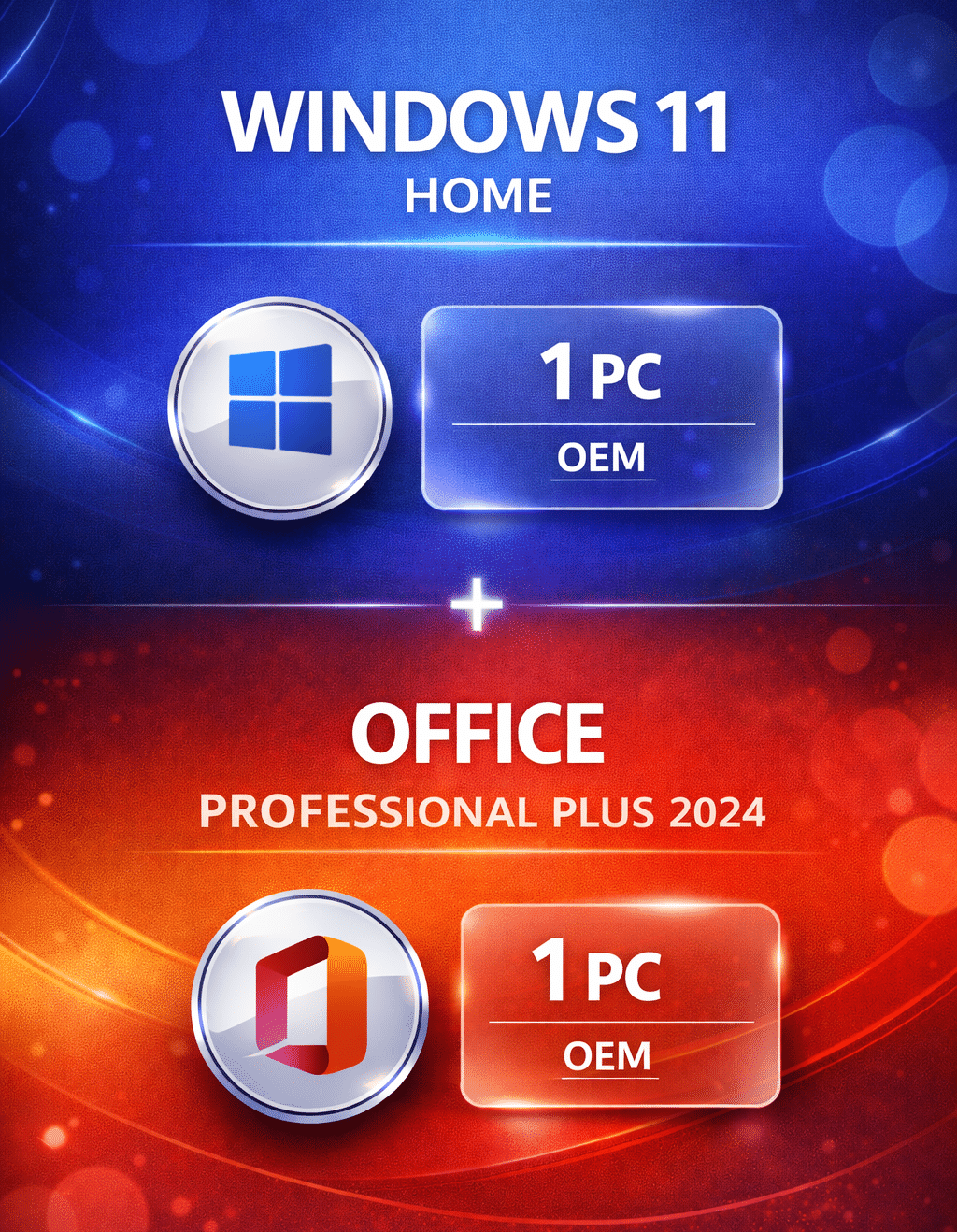 6319adcf-df84-47ce-9aeb-d07b52e90562 Combo Windows 11 Home OEM + Office 2024 Professional Plus LTSC OEM — 1 PC (Licencia digital) - Imagen 1