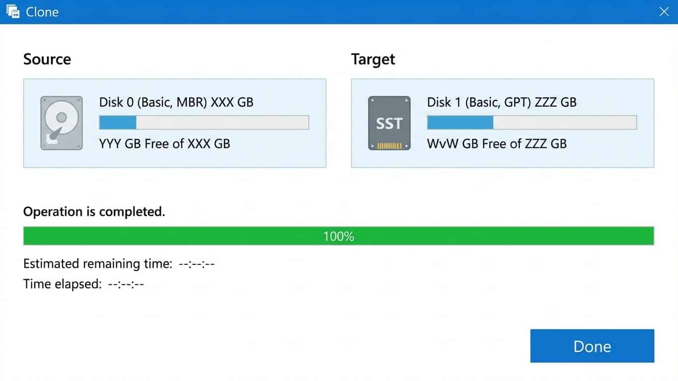 Pantalla de creación de una tarea de backup programado en EaseUS Todo Backup Home