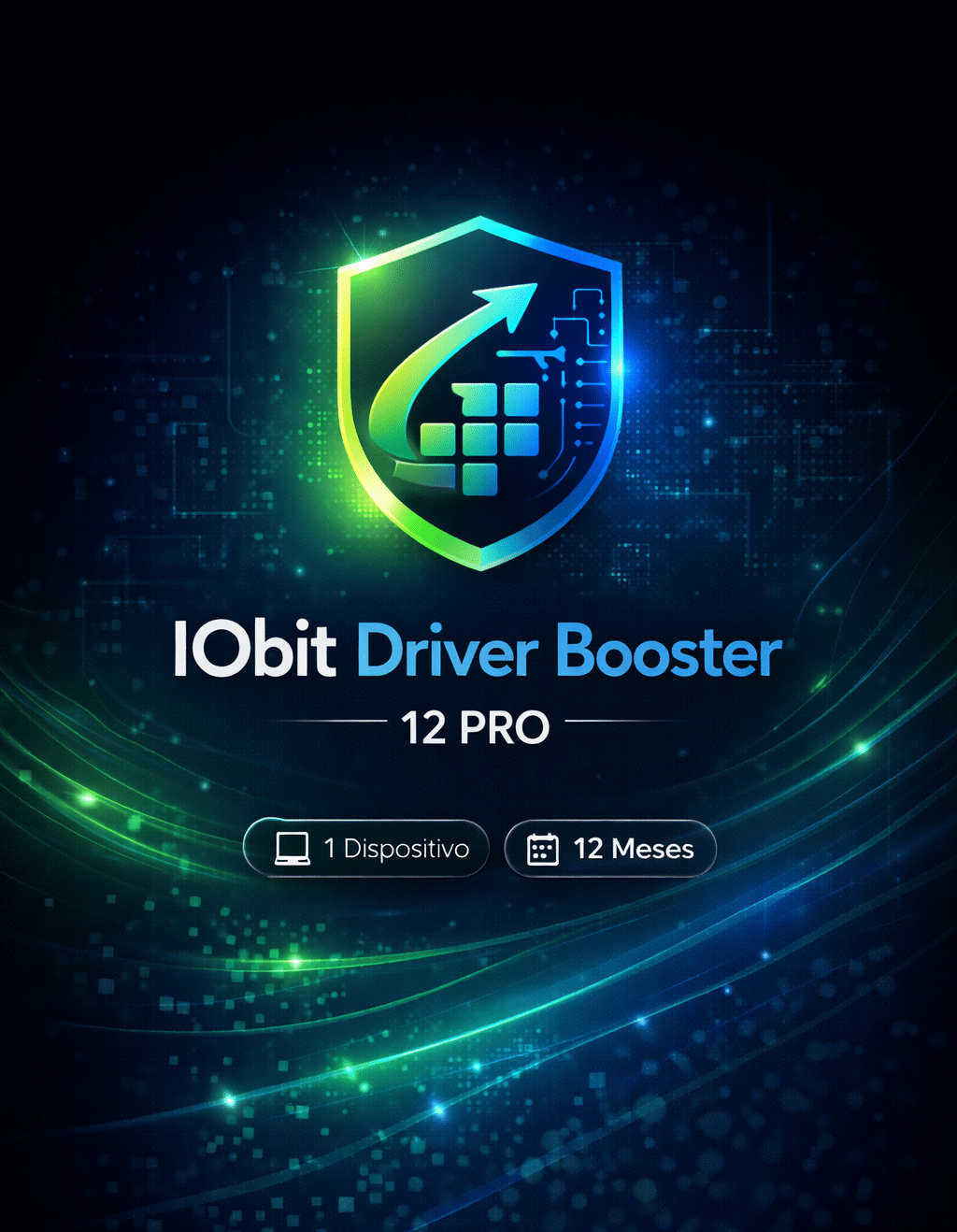 b319b44f-3942-430d-b1df-5697cff74122 IObit Driver Booster 12 PRO — 12 Meses — 1 Dispositivo (Licencia digital) - Imagen 1