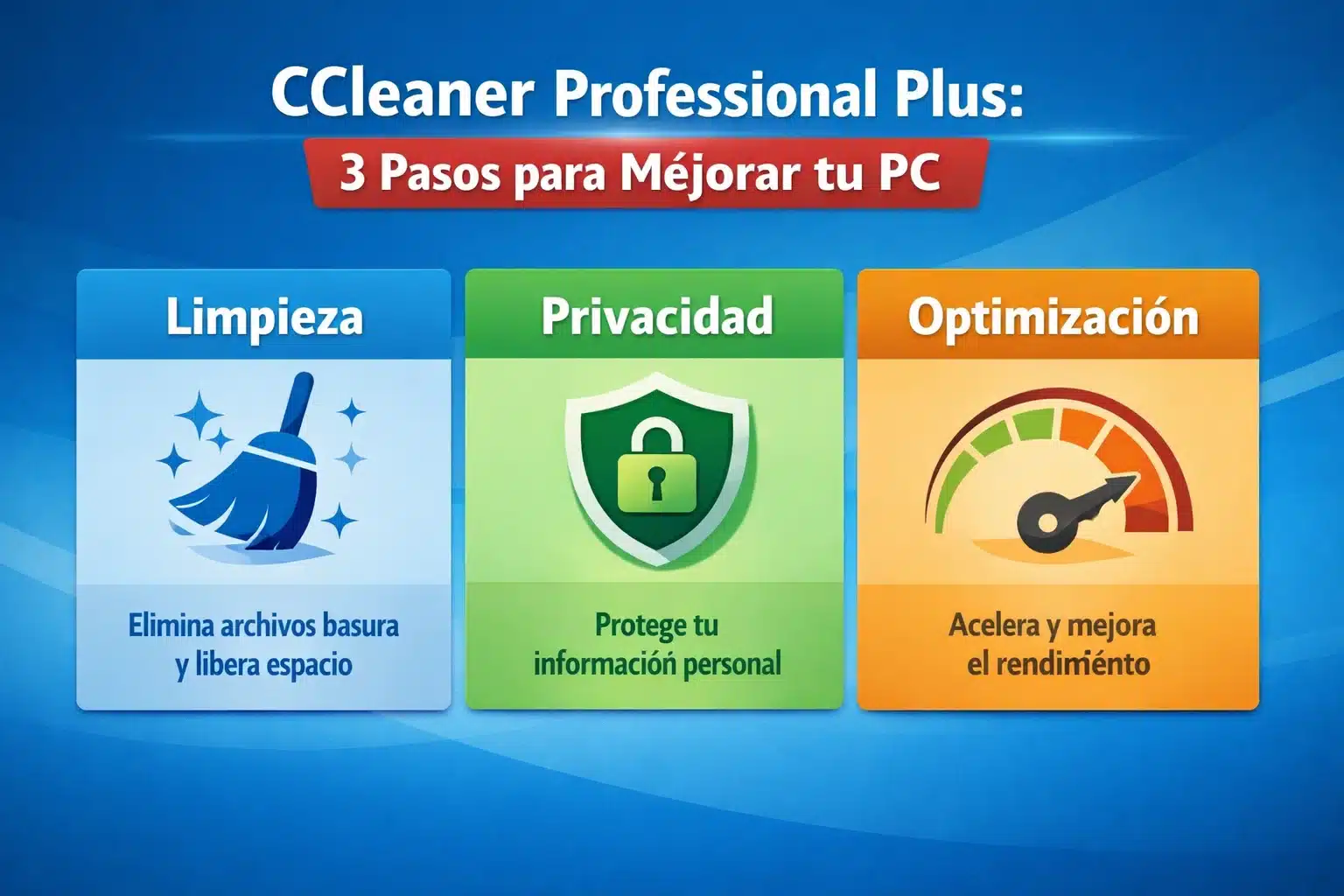 Pantalla de CCleaner mostrando análisis del sistema y elementos a limpiar
