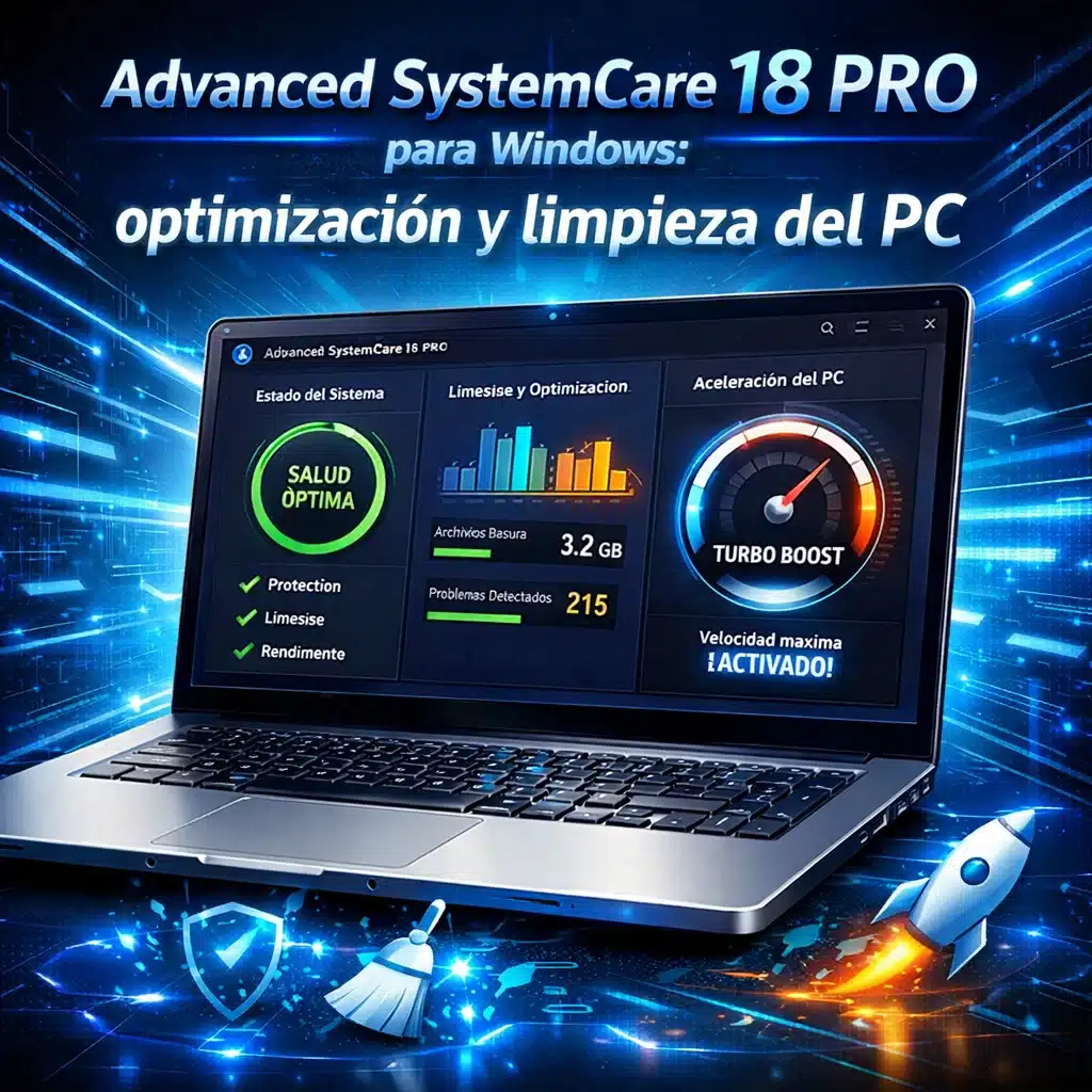 Advanced SystemCare 18 PRO para Windows: optimización y limpieza del PC