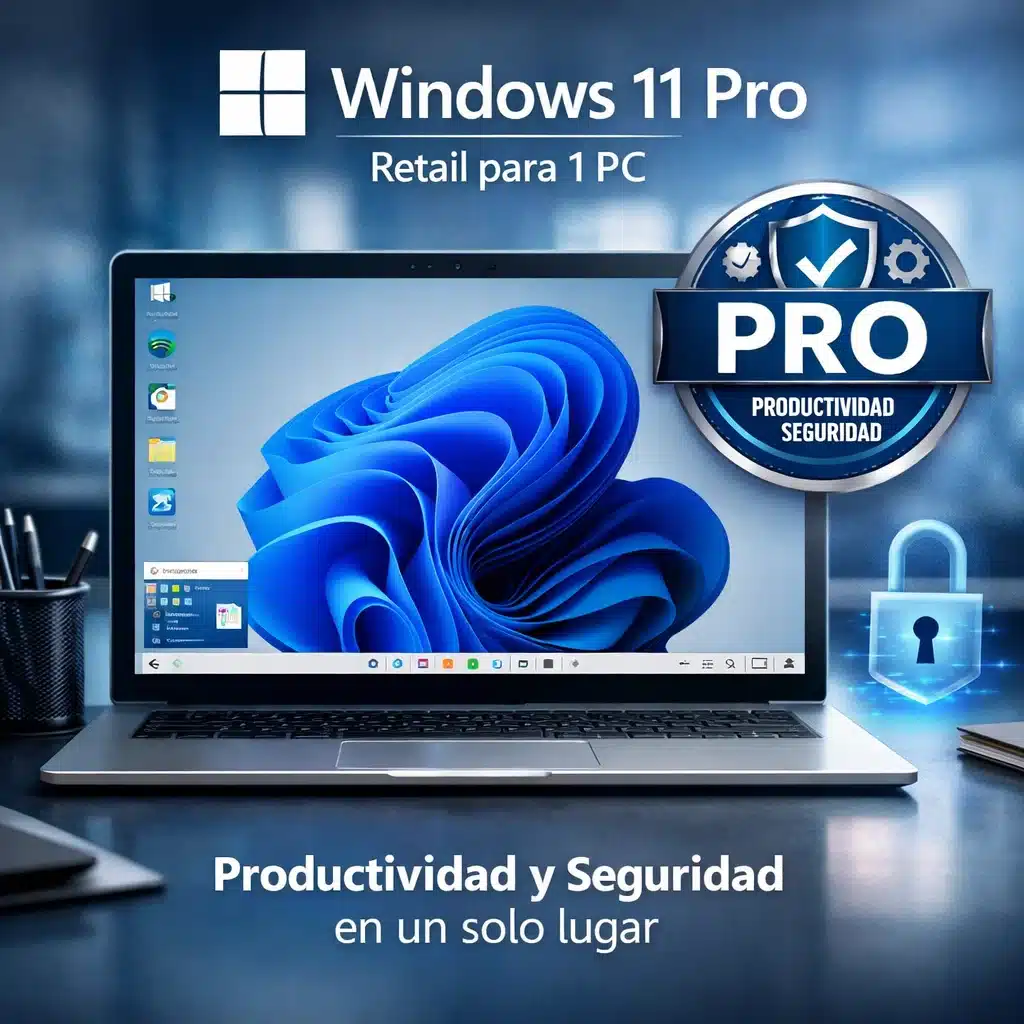 Interfaz de Windows 11 en modo oscuro con ventanas superpuestas