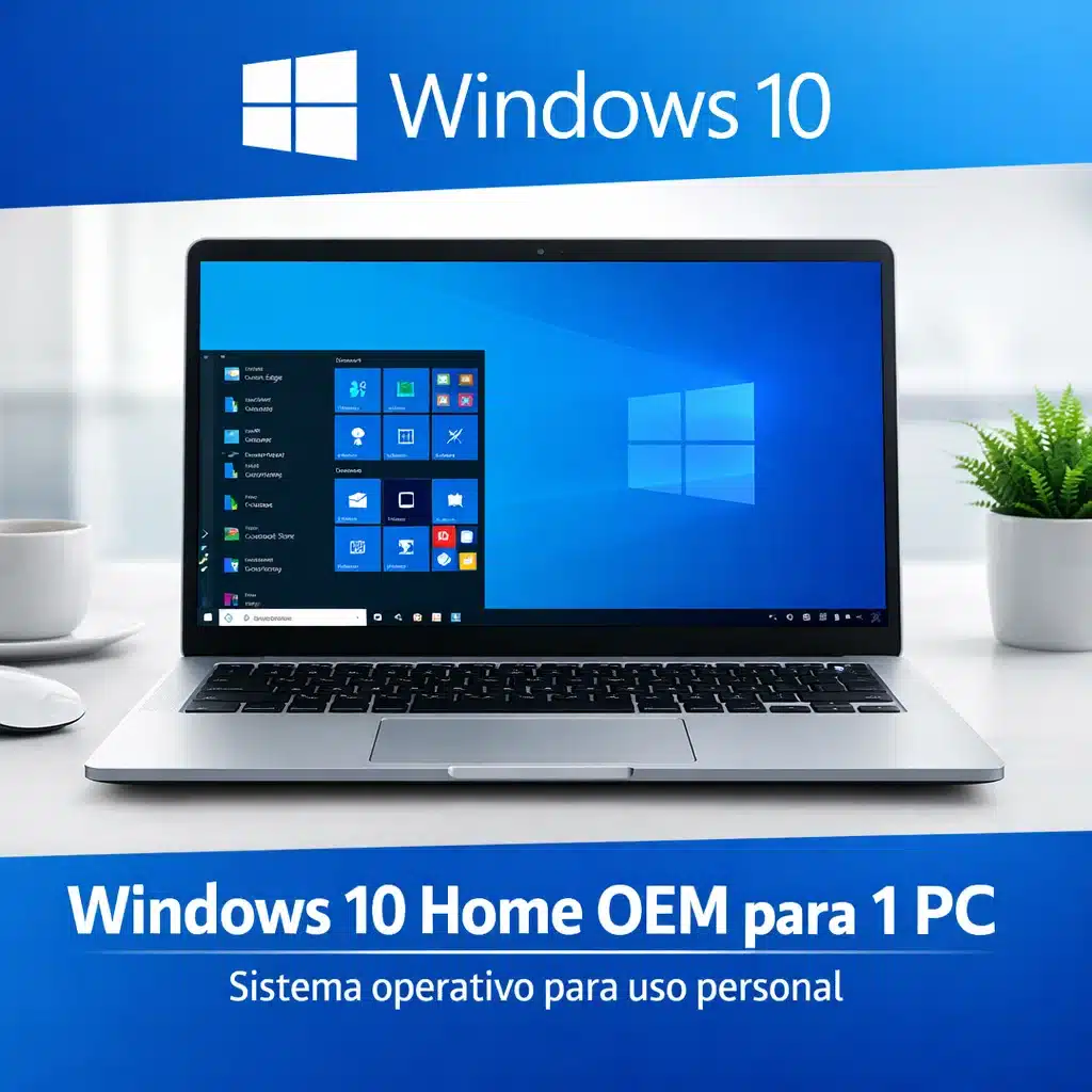 Windows 10 Home OEM para 1 PC: sistema operativo para uso personal