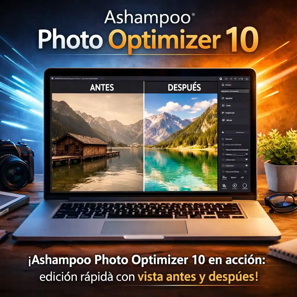 Ashampoo Photo Optimizer 10 en acción: edición rápida con vista antes y después