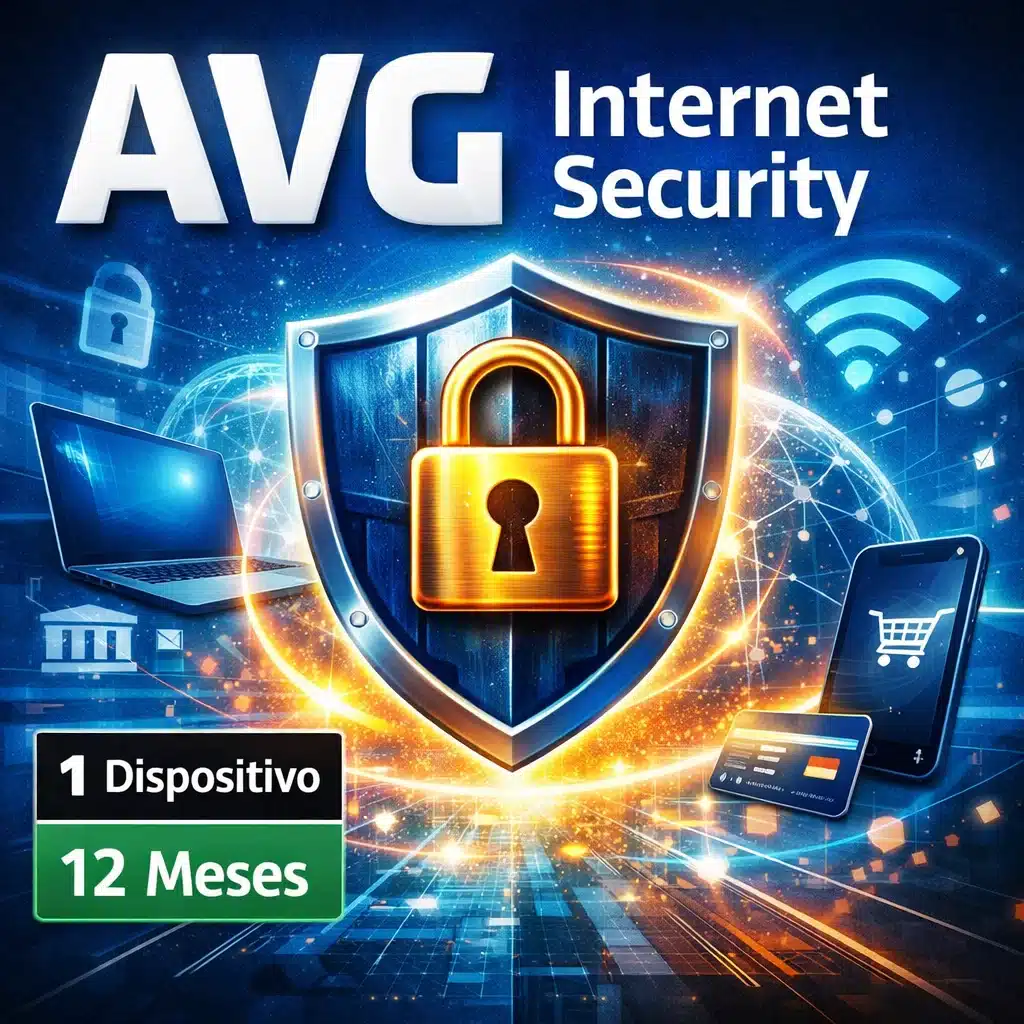AVG Internet Security para 1 dispositivo: protección avanzada para navegar, comprar y usar Wi-Fi