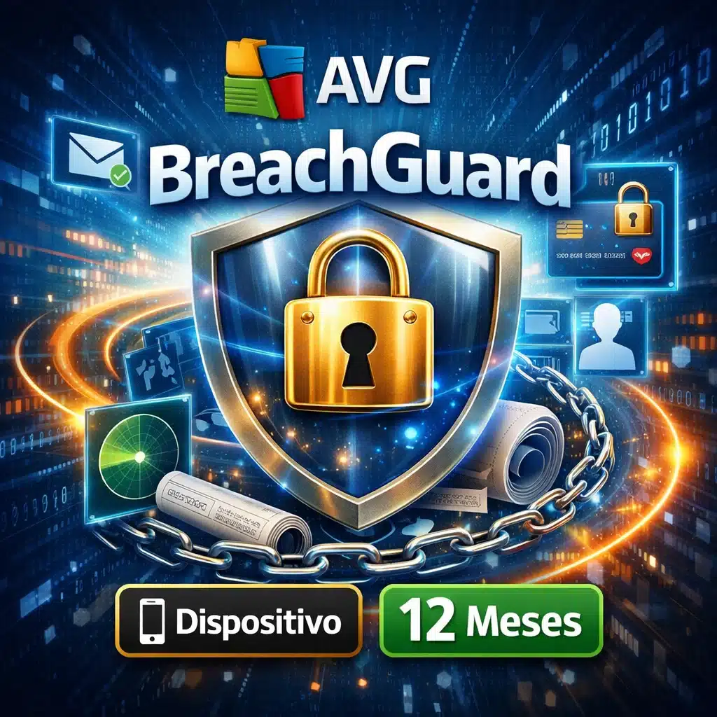 AVG BreachGuard para 1 dispositivo: privacidad online y monitoreo de filtraciones de datos
