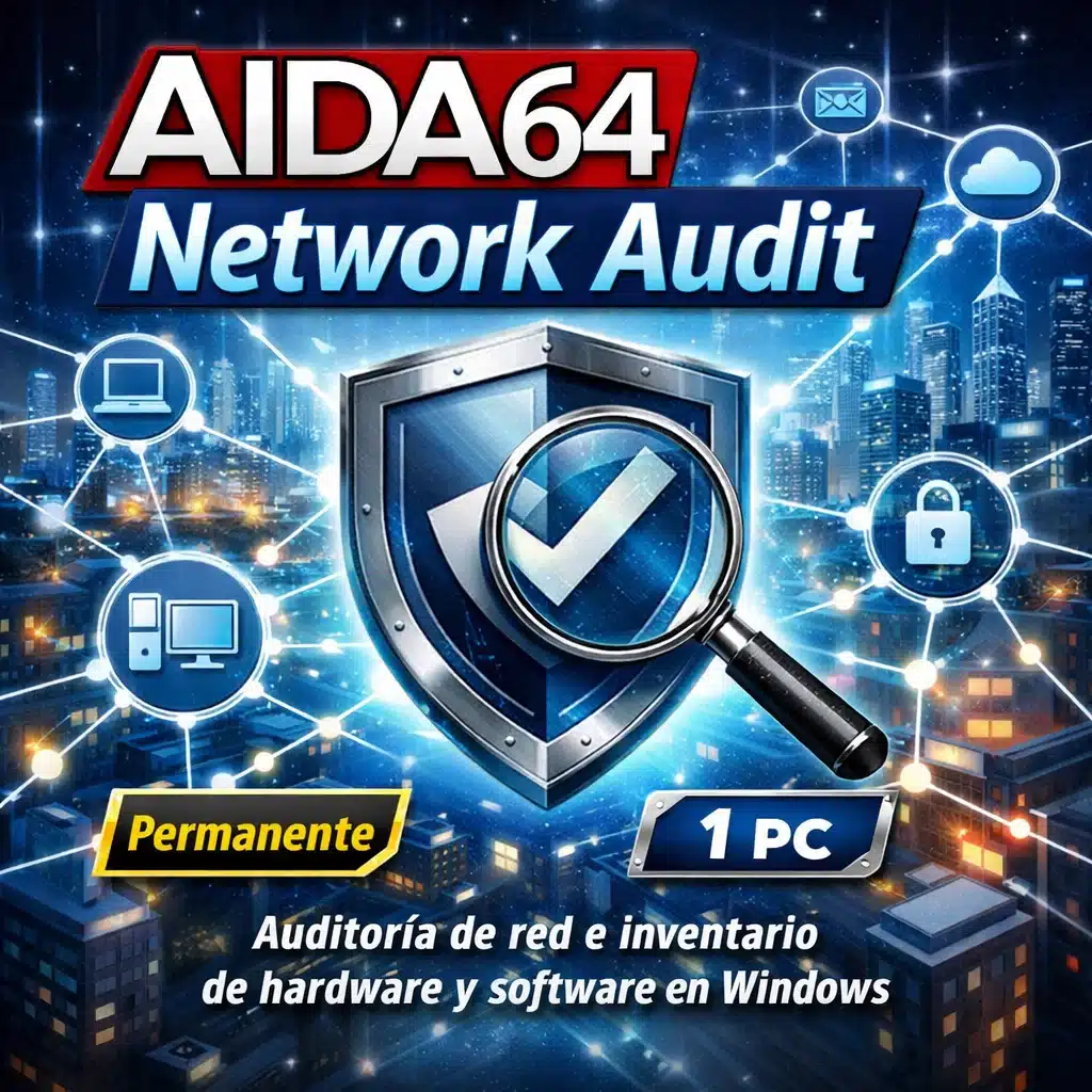 AIDA64 Network Audit: auditoría de red e inventario de hardware y software en Windows