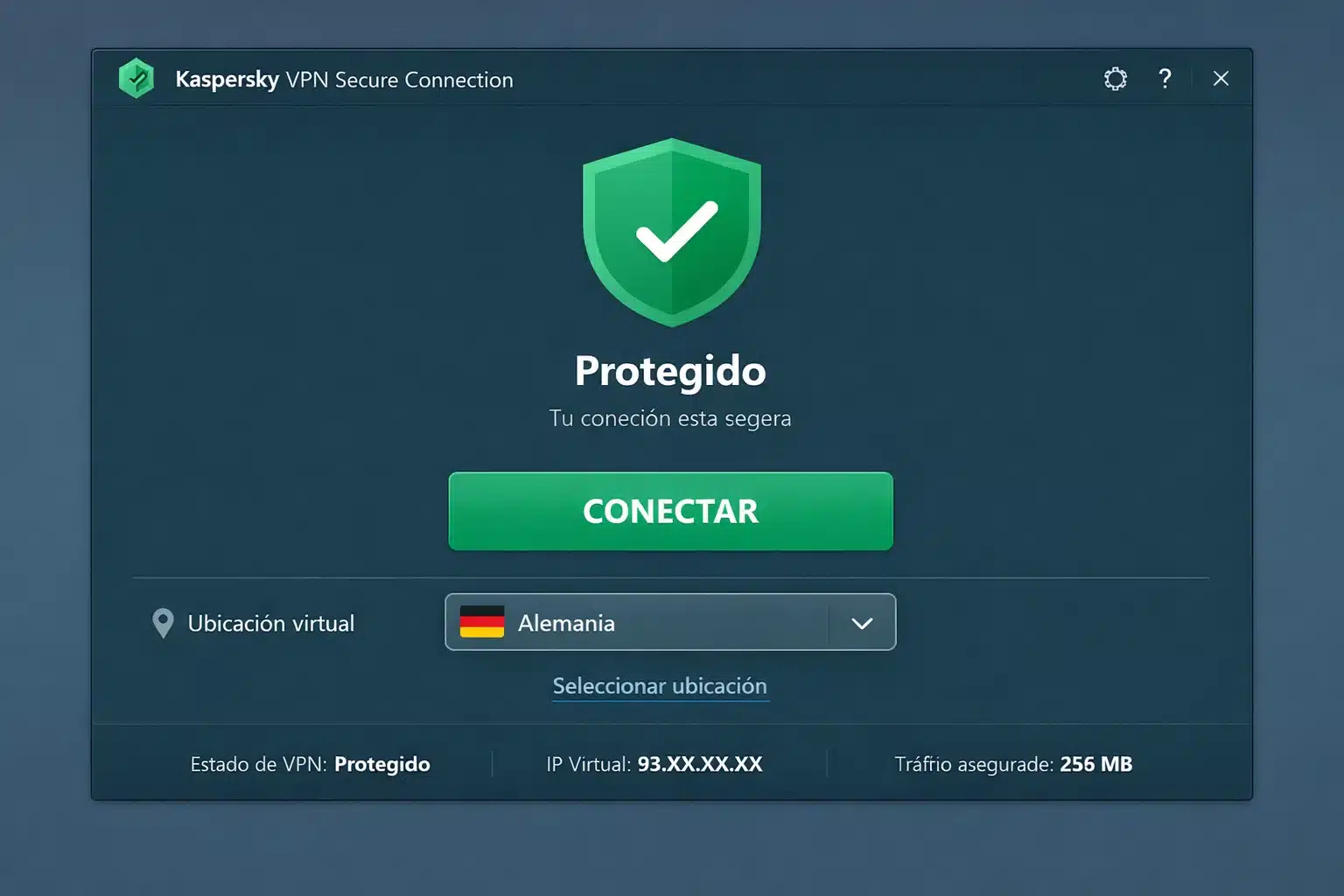 Escena de uso: notebook y celular usando VPN para navegar con más privacidad