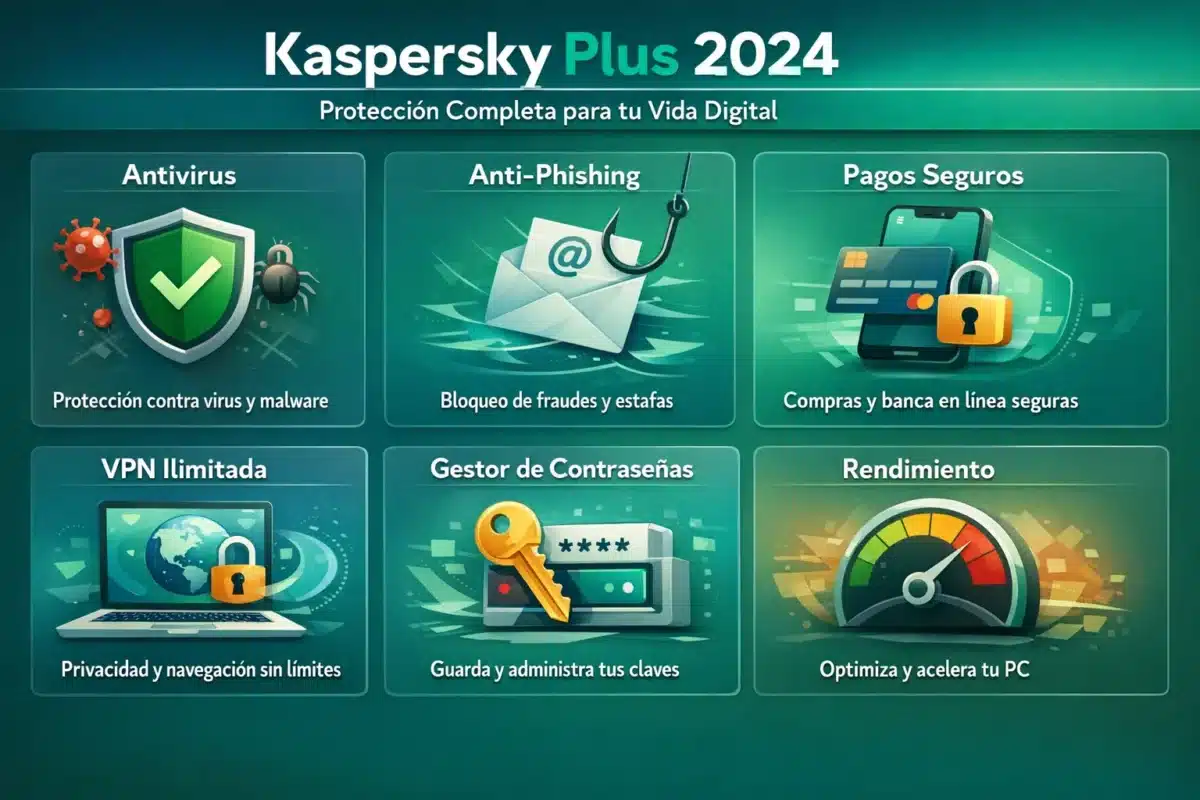 Kaspersky Plus 2024 – 1 Dispositivo – 12 Meses