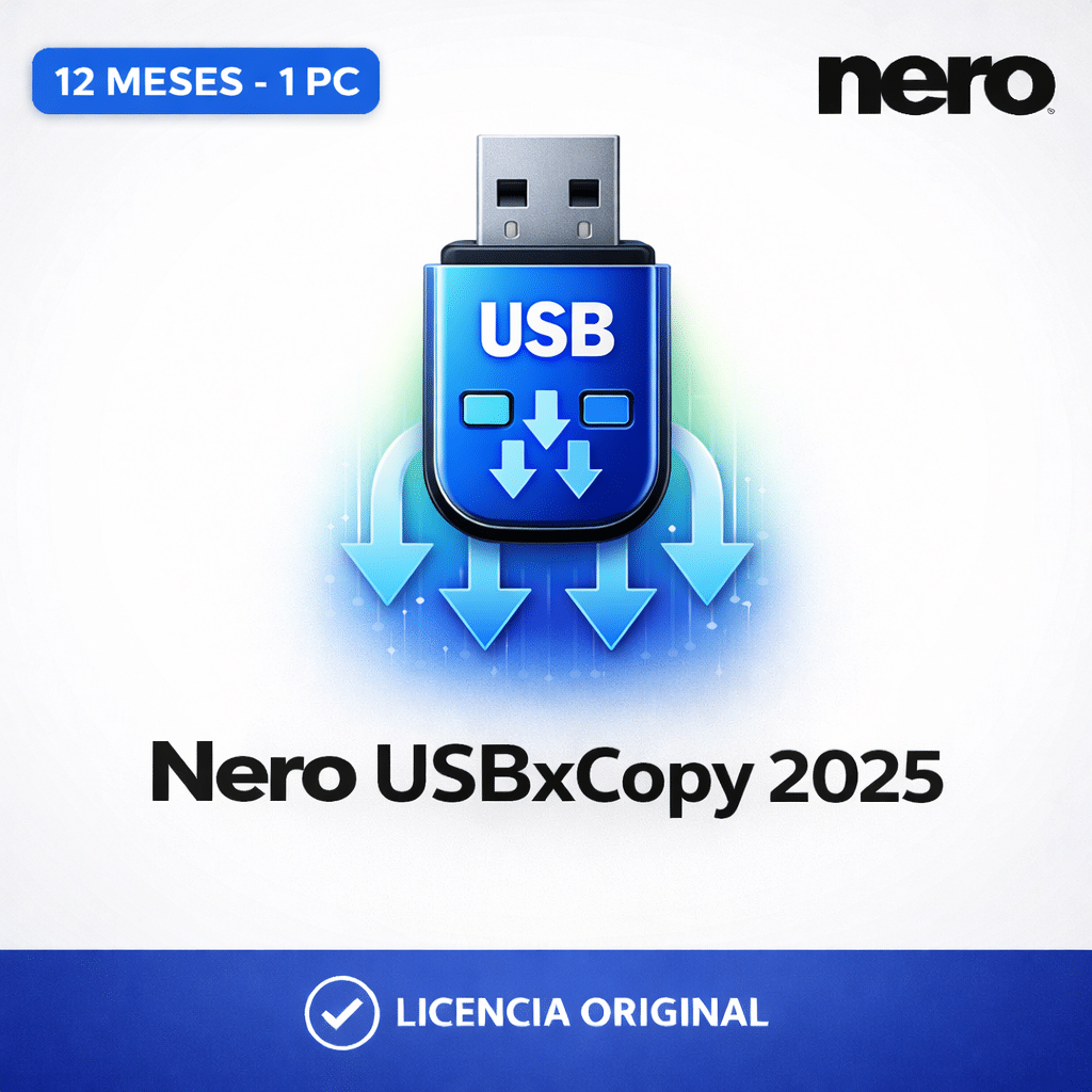 0d0c7fb9-e111-4aaa-aed6-225968d45255 Nero USBxCopy 2025 - 12 Meses - 1 PC - Licencia - Imagen 1