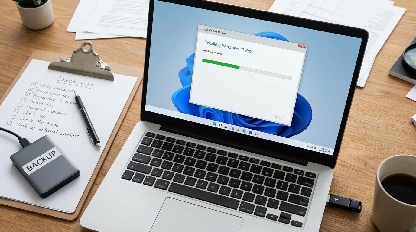 Checklist antes de instalar Windows 11 Pro