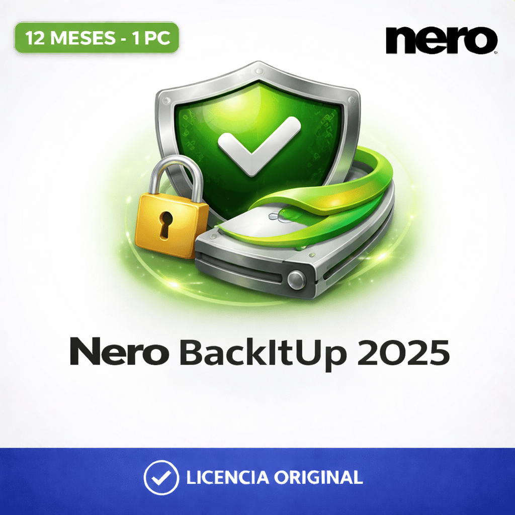 92d5f184-c630-4fac-9937-4e1cb873be46 Nero BackItUp 2025 - 12 Meses - 1 PC - Licencia - Imagen 1