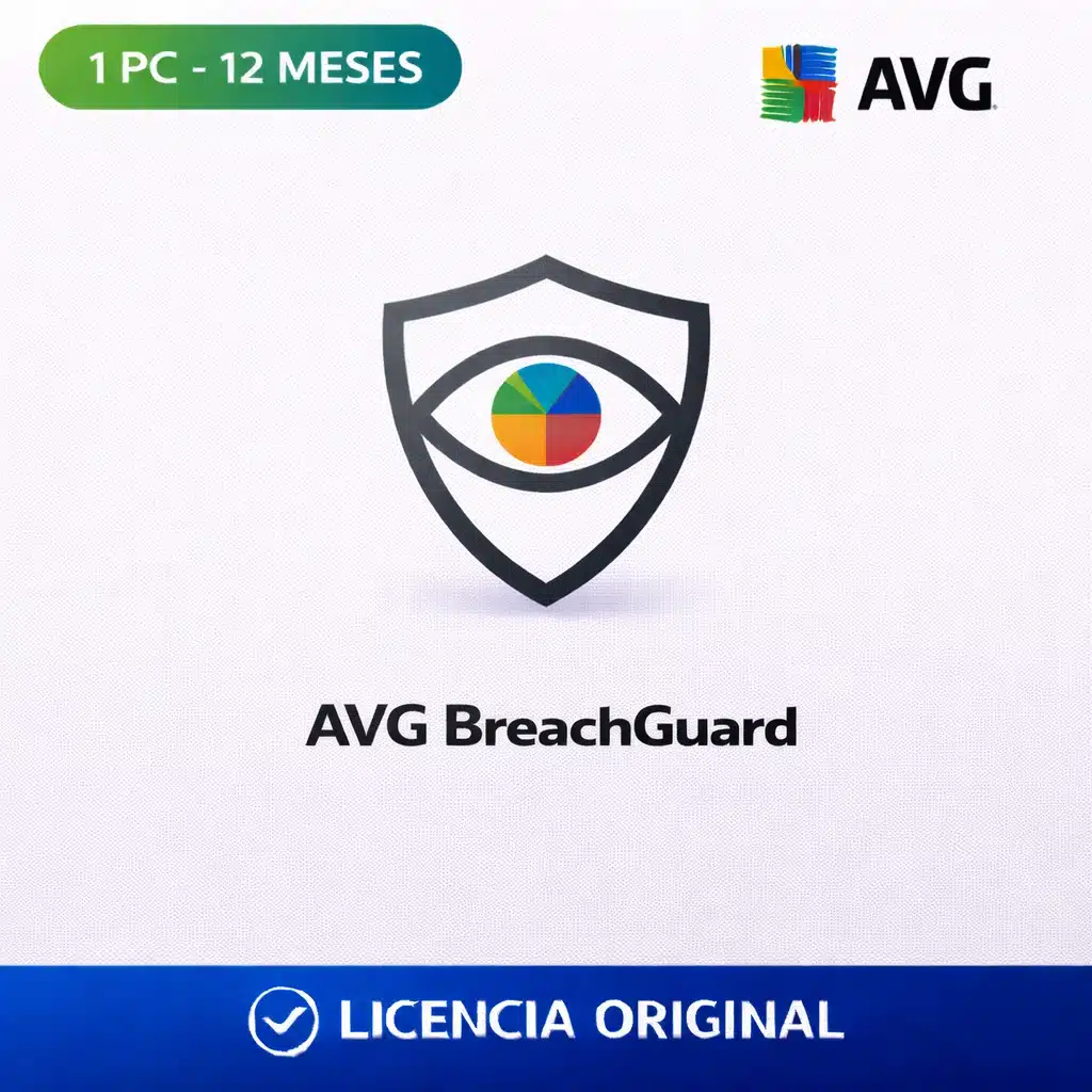 AVG_BreachGuard_KeyVisual_TCD AVG BreachGuard - 1 PC - Licencia Digital 12 Meses - Imagen 1