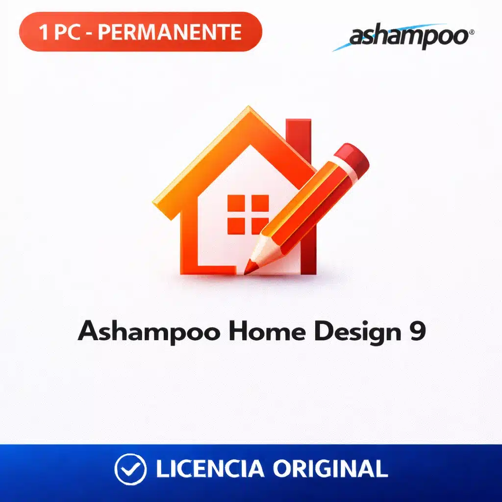 Ashampoo_Home_Design_9_KeyVisual_TCD Ashampoo Home Design 9 - 1 PC - Licencia Digital Permanente - Imagen 1