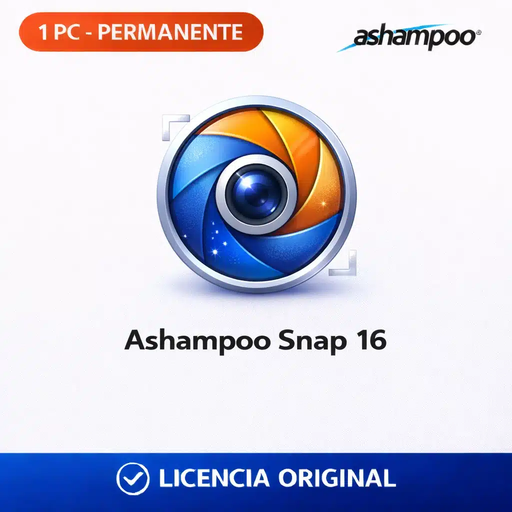 Ashampoo_Snap_16_KeyVisual_TCD Ashampoo Snap 16 - 1 PC - Licencia Digital Permanente - Imagen 1