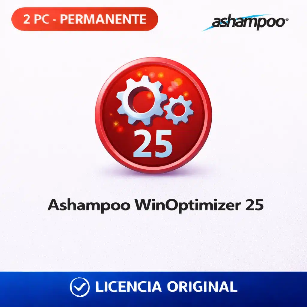 Ashampoo_WinOptimizer_25_KeyVisual_TCD Ashampoo WinOptimizer 25 - 2 PC - Licencia Digital Permanente - Imagen 1