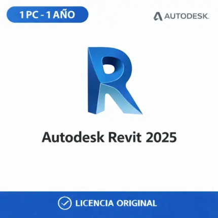Autodesk Revit 2025 - 1 PC - Licencia Digital 1 Año