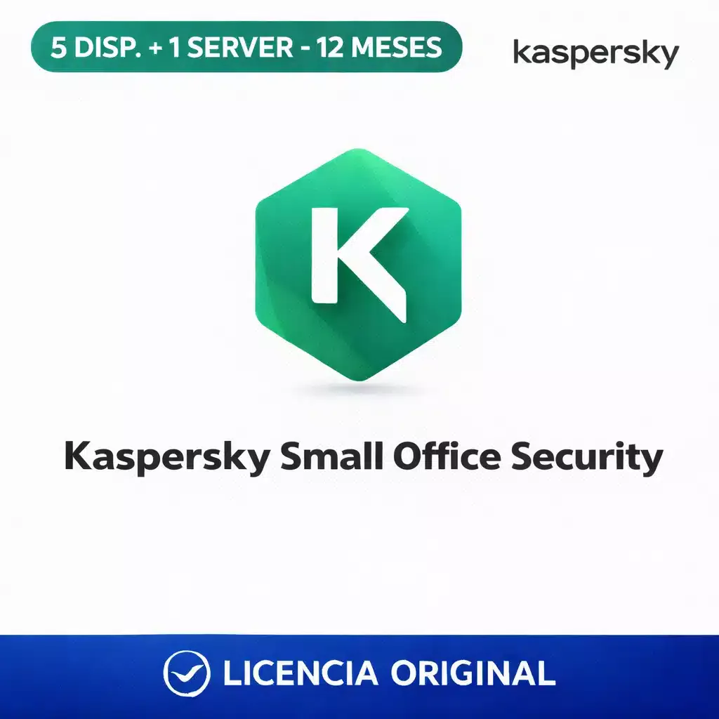 Kaspersky_Small_Office_Security_5Dispositivos_1Server_12Meses_KeyVisual Kaspersky Small Office Security - 5 Dispositivos + 1 Servidor - 12 Meses - Imagen 1