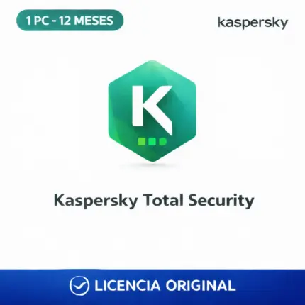 Kaspersky Total Security - 1 PC - 12 Meses