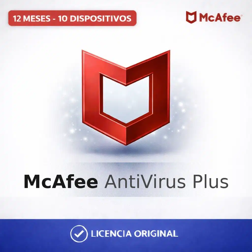 McAfee_AntiVirus_Plus_from_template McAfee AntiVirus Plus - 12 Meses - 10 Dispositivos - Licencia - Imagen 1