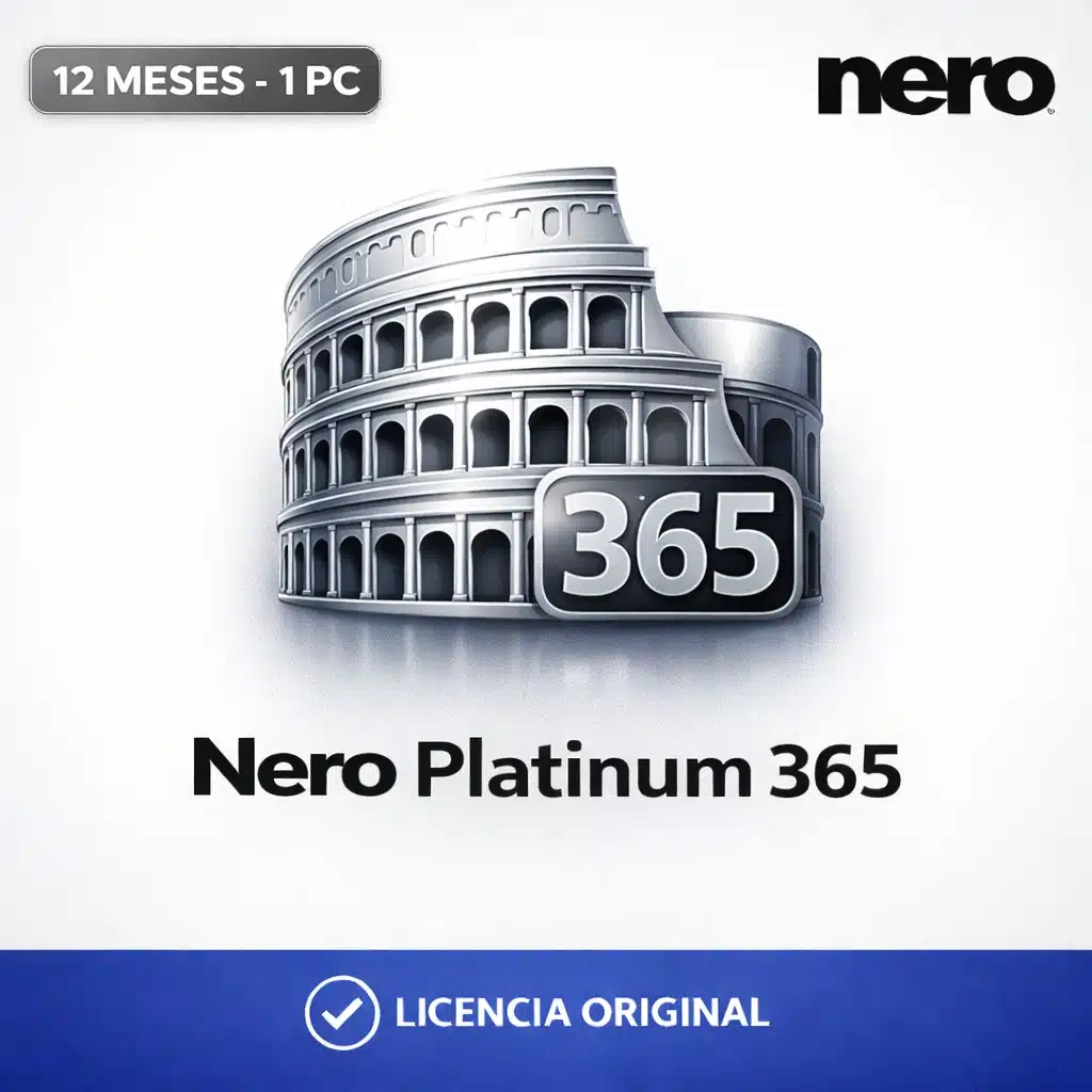 Nero_Platinum_365_KeyVisual_TCD Nero Platinum 365 - 12 Meses - 1 PC - Licencia - Imagen 1