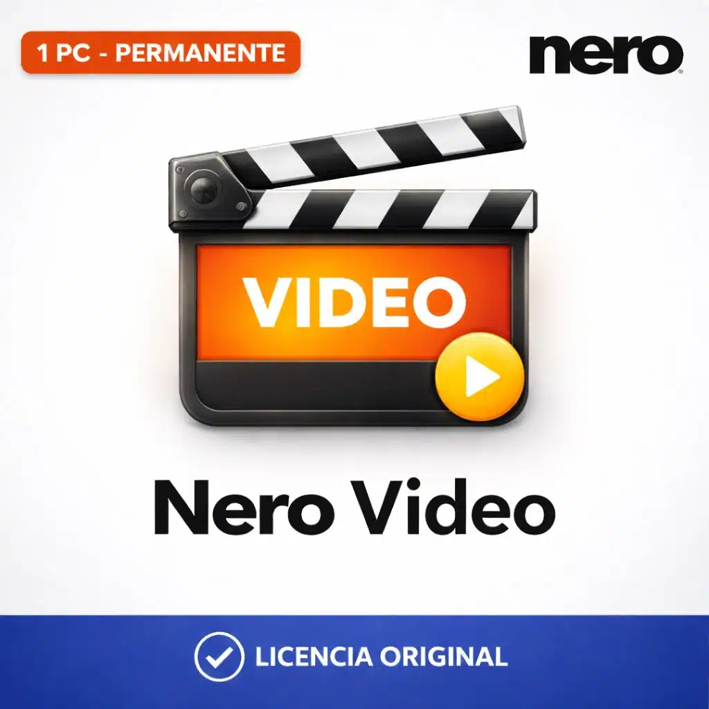 Nero_Video_KeyVisual_TCD Nero Video - 1 PC - Licencia Permanente - Imagen 1