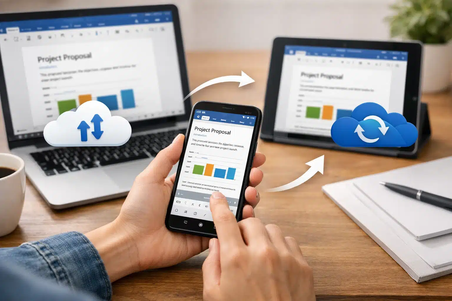 Uso de Microsoft 365 en móvil para editar documentos y continuar el trabajo