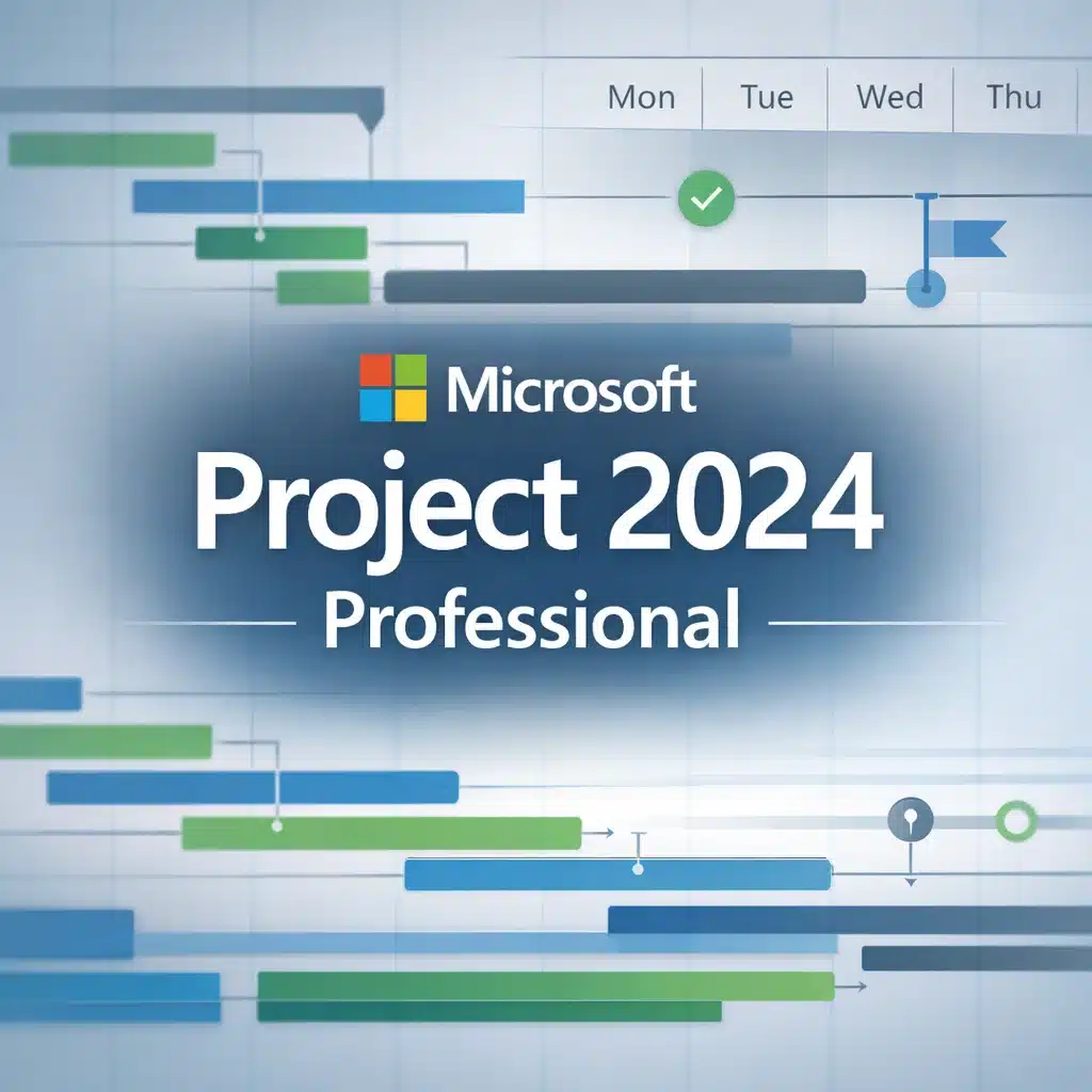 Microsoft Project 2024 Professional para 1 PC, herramienta de gestión de proyectos con cronogramas y líneas de tiempo