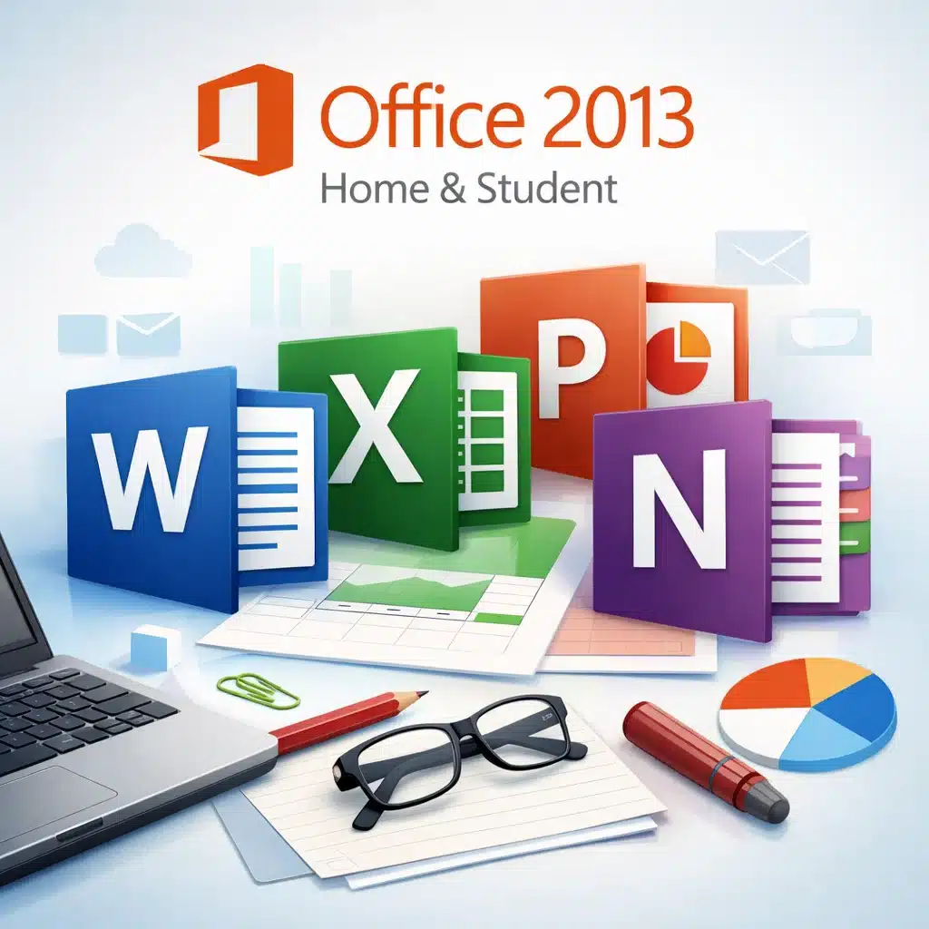 Microsoft Office 2013 Home and Student para 1 PC con Word, Excel, PowerPoint y OneNote