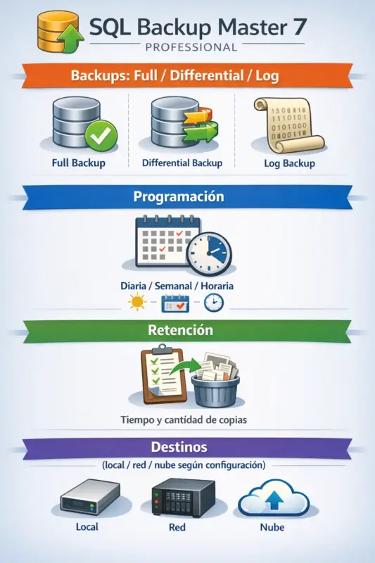SQL Backup Master 7 Professional – 1 PC – Permanente