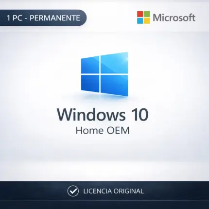 Windows 10 Home OEM -1 PC - Licencia Permanente