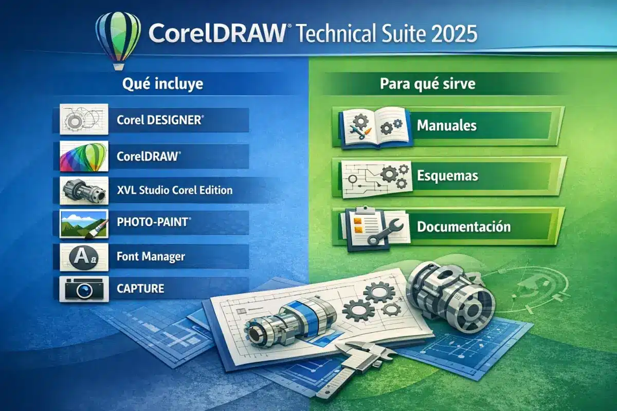 CorelDRAW Technical Suite 2025 – 1 Pc – Licencia Permanente