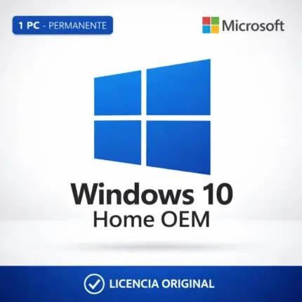 Windows 10 Home OEM -1 PC - Licencia Permanente