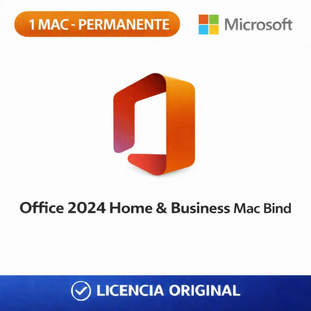 office_2024_home_business_mac_bind_tcd Office 2024 Home & Business Mac Bind - 1 Mac - Permanente - Imagen 1