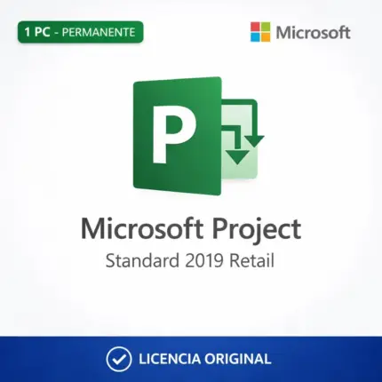 Project 2019 Standard Retail - 1 PC - Permanente