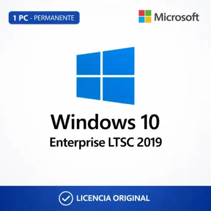 Windows 10 Enterprise LTSC 2019 - 1 PC - Permanente