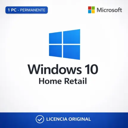 Windows 10 Home Retail - 1 PC - Permanente