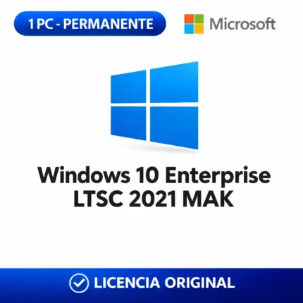 Windows 10 Enterprise LTSC 2021 MAK - 1 PC - Permanente