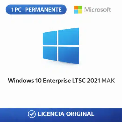 Windows 10 Enterprise MAK - 1 PC - Permanente