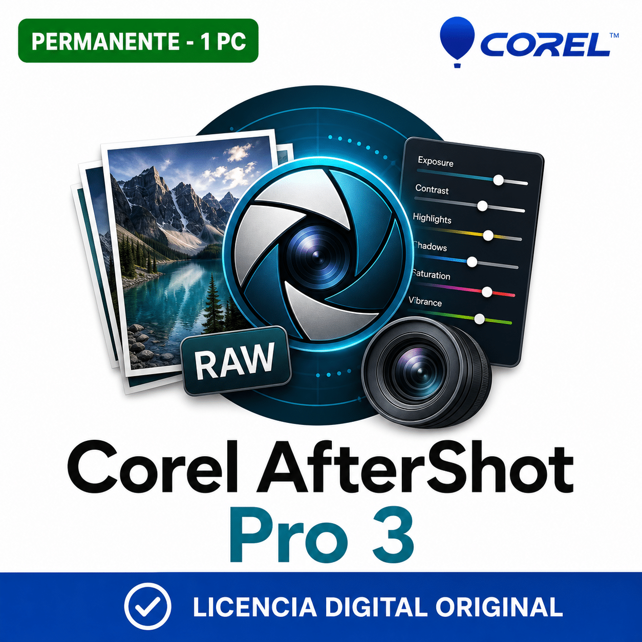 corel-aftershot-pro-3-1-pc-permanente-portada-ia Corel AfterShot Pro 3 - 1 PC - Licencia Digital Permanente - Imagen 1