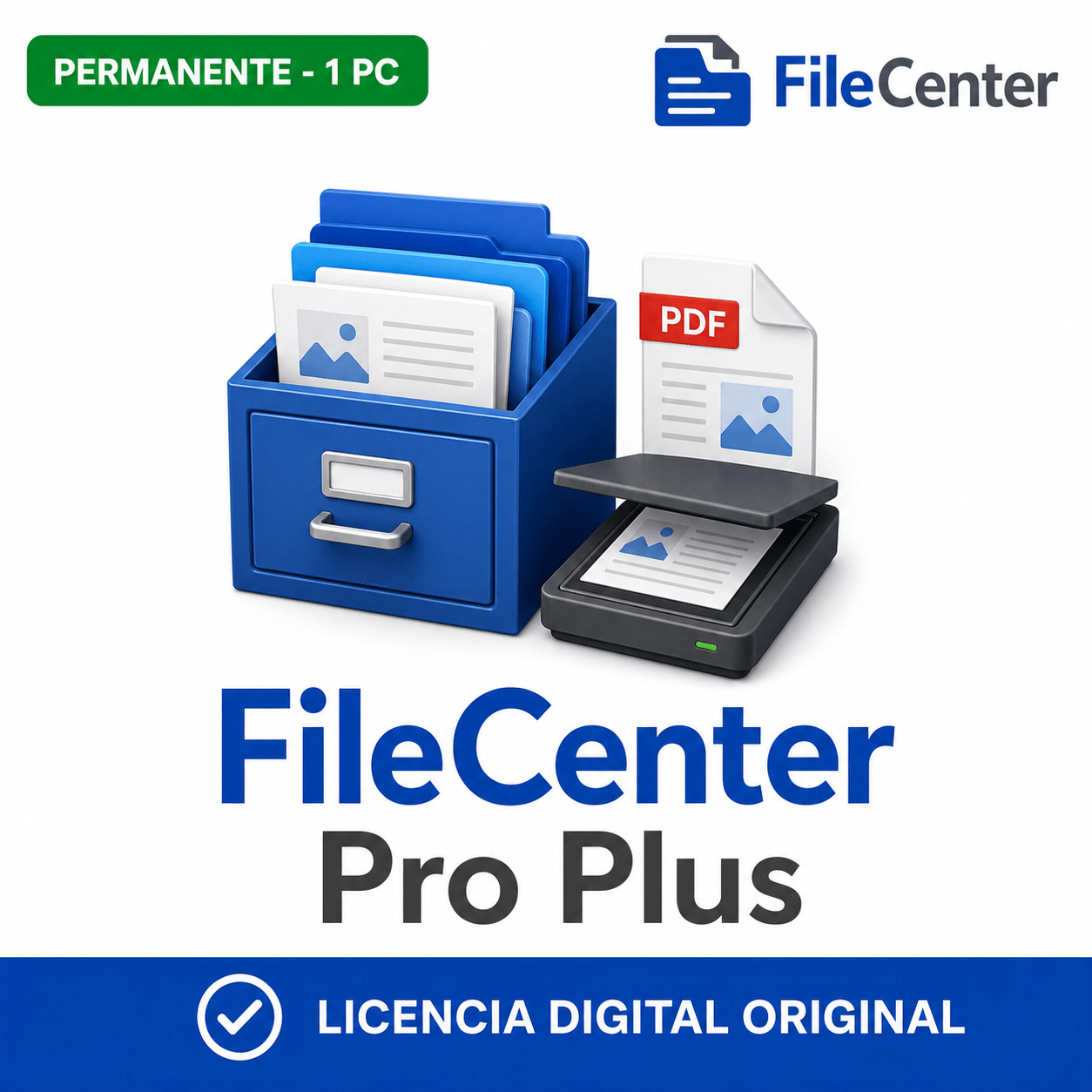 filecenter-10-pro-plus-1-pc-permanente-portada-ia FileCenter 10 Pro Plus - 1 Pc - Licencia Permanente - Imagen 1