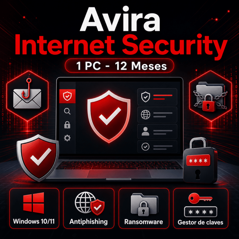 Avira Internet Security - 1 PC - Licencia Digital 12 Meses - Hero galeria