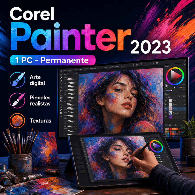 Corel Painter 2023 - 1 PC - Licencia Digital Permanente - Hero galeria